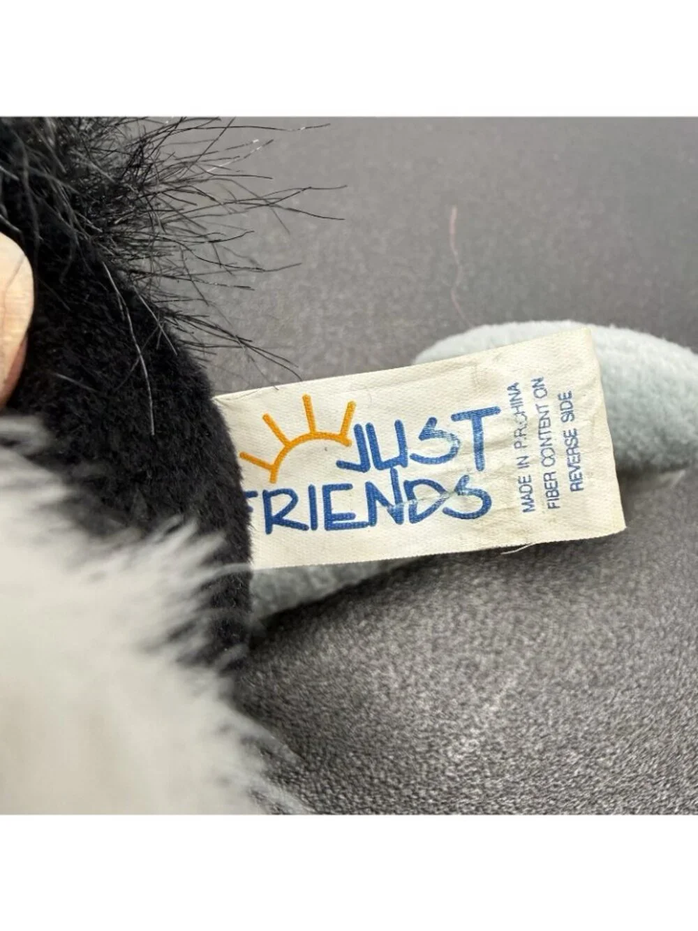 Vintage Just Friends Ostrich Plush Stuffed Animal 10 Inch Stuffed Animal